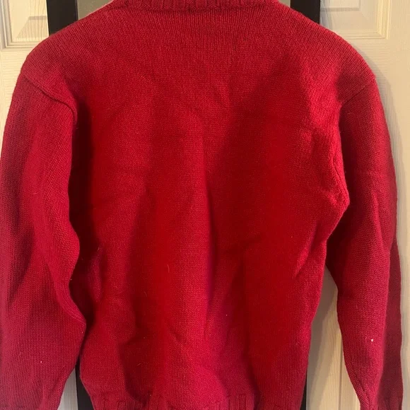 J. Crew Vibrant Red Crewneck Sweater Sm - Picture 4 of 4